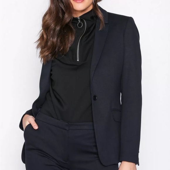 TIGER of Sweden Sajni Single Breasted Dark Navy Blazer size EU 38 - Picture 2 of 13